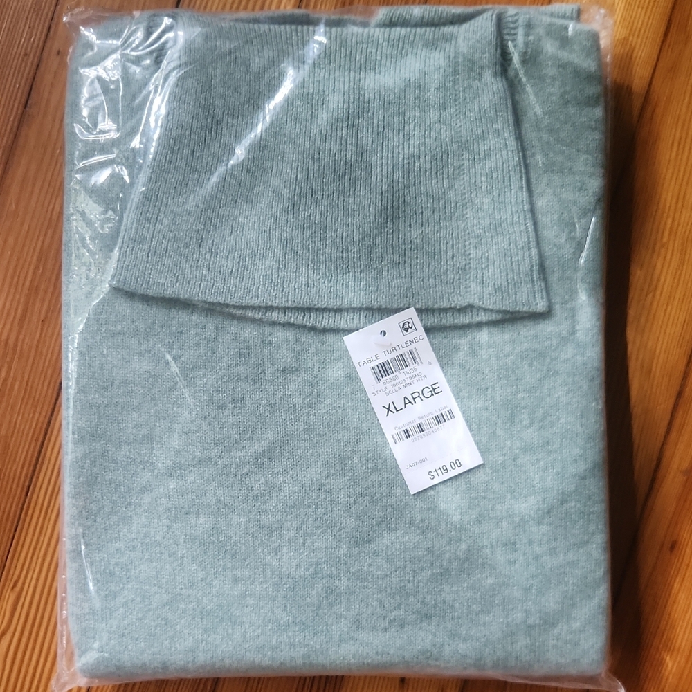 100% Cashmere Turtleneck Sweater XL